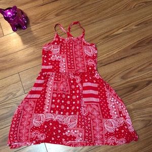 Crazy 8 bandana print dress